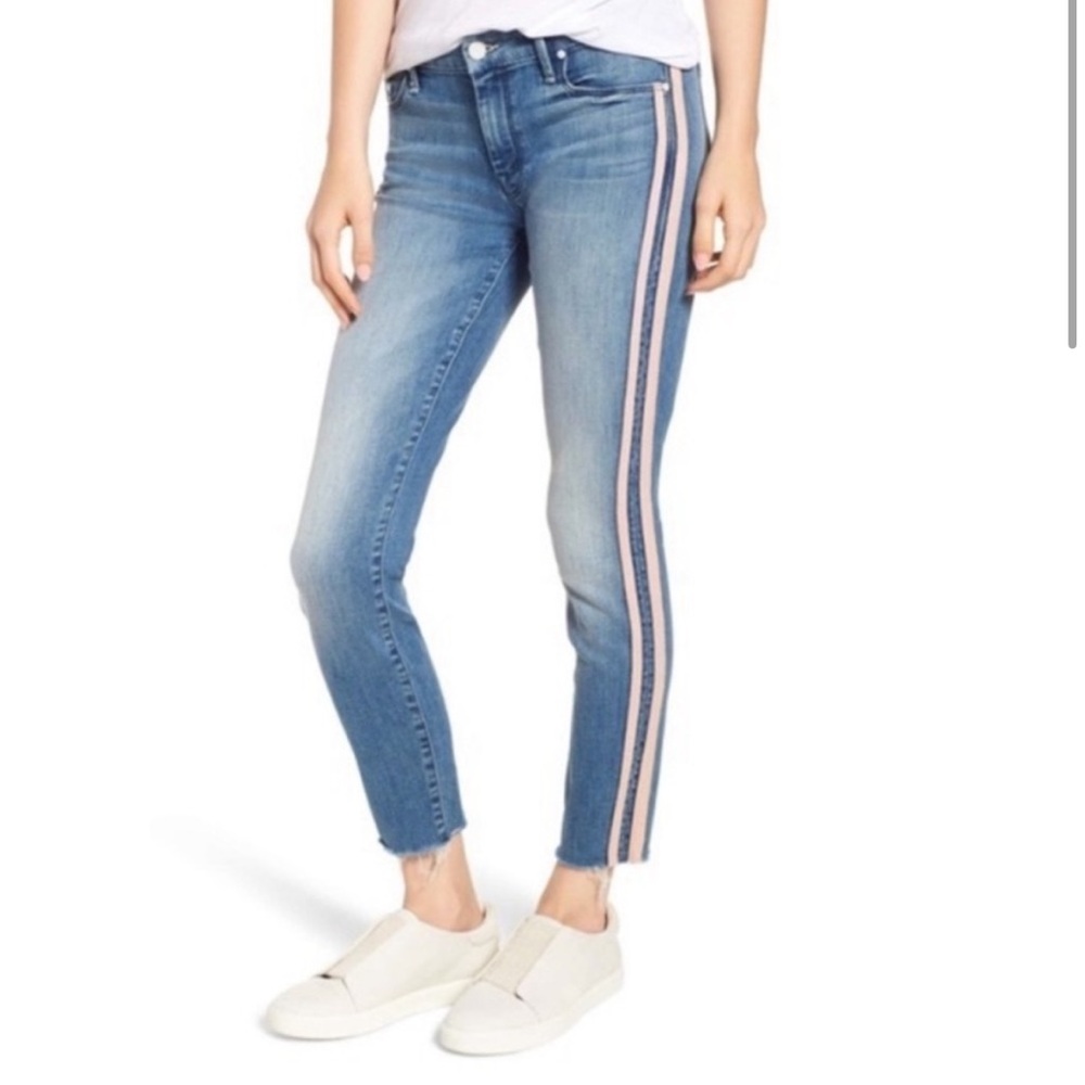 Mother The Insider Crop Step Fray Jeans